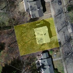 235 Woodcliff Rd, Newton, MA 02461 aerial view