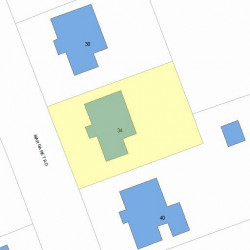 34 Margaret Rd, Newton, MA 02461 plot plan