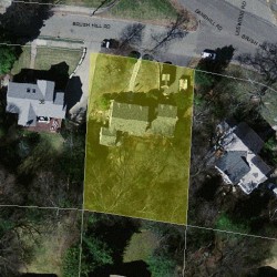 30 Brush Hill Rd, Newton, MA 02461 aerial view