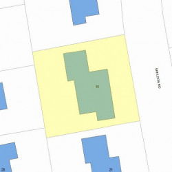 15 Sheldon Rd, Newton, MA 02459 plot plan