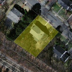 84 Larchmont Ave, Newton, MA 02468 aerial view