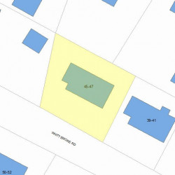 45 Whittemore Rd, Newton, MA 02458 plot plan