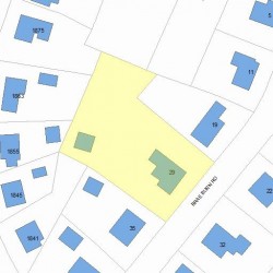 29 Brae Burn Rd, Newton, MA 02466 plot plan