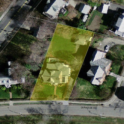 439 Commonwealth Ave, Newton, MA 02459 aerial view