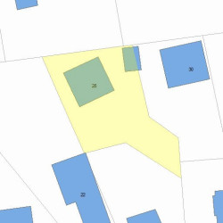 28 Beecher Pl, Newton, MA 02459 plot plan