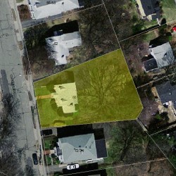 66 Circuit Ave, Newton, MA 02461 aerial view