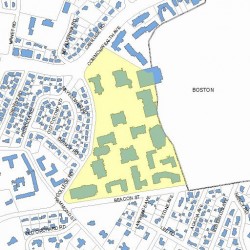 140 Commonwealth Ave, Newton, MA 02465 plot plan