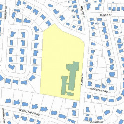 191 Dedham St, Newton, MA 02461 plot plan