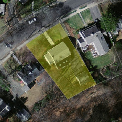 62 Park Ln, Newton, MA 02459 aerial view