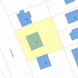 30 Circuit Ave, Newton, MA 02461 plot plan