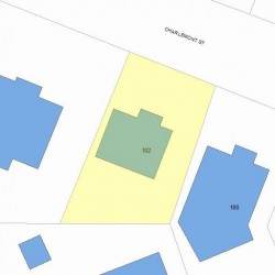 102 Charlemont St, Newton, MA 02461 plot plan