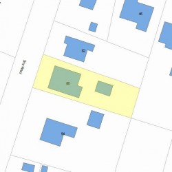 86 Park Ave, Newton, MA 02458 plot plan