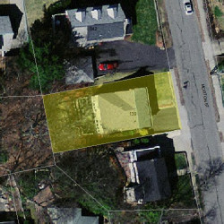 139 Morton St, Newton, MA 02459 aerial view