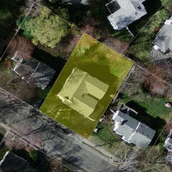 164 Hartman Rd, Newton, MA 02459 aerial view