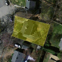 8 Brookdale Rd, Newton, MA 02460 aerial view