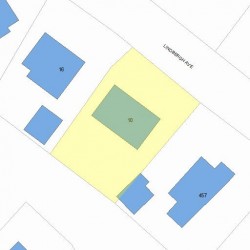 10 Lindbergh Ave, Newton, MA 02465 plot plan