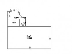 136 Evelyn Rd, Newton, MA 02468 floor plan