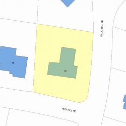 19 Druid Hill Rd, Newton, MA 02461 plot plan