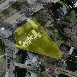 282 Commonwealth Ave, Newton, MA 02459 aerial view