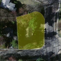 102 Meadowbrook Rd, Newton, MA 02459 aerial view