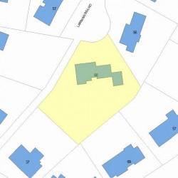 60 Lawmarissa Rd, Newton, MA 02468 plot plan