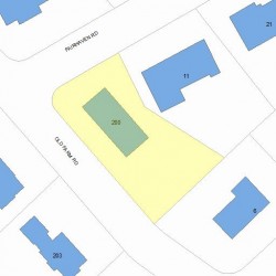 200 Old Farm Rd, Newton, MA 02459 plot plan