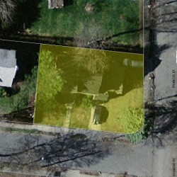 5 Garner St, Newton, MA 02459 aerial view