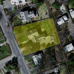 102 Highland St, Newton, MA 02465 aerial view