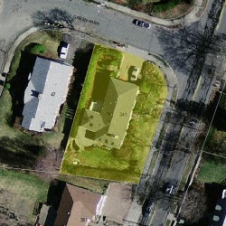 341 Waverley Ave, Newton, MA 02458 aerial view