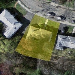 111 Truman Rd, Newton, MA 02459 aerial view