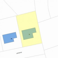 54 Larkin Rd, Newton, MA 02465 plot plan