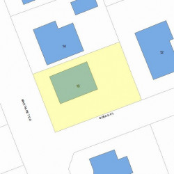 16 Margaret Rd, Newton, MA 02461 plot plan