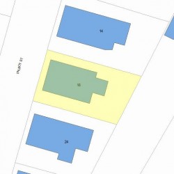 18 Talbot St, Newton, MA 02465 plot plan