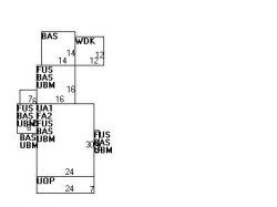 264 Parker St, Newton, MA 02459 floor plan