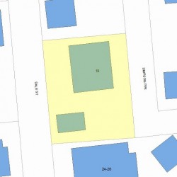 19 Simpson Ter, Newton, MA 02460 plot plan