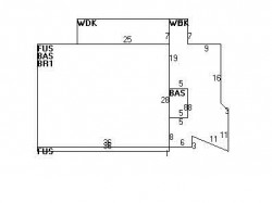 94 Woodward St, Newton, MA 02461 floor plan