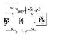 111 Highland St, Newton, MA 02465 floor plan