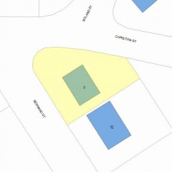 8 Bernard St, Newton, MA 02461 plot plan