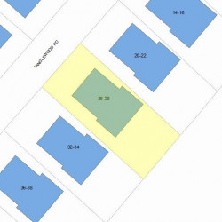 28 Tanglewood Rd, Newton, MA 02459 plot plan