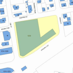 1238 Chestnut St, Newton, MA 02464 plot plan