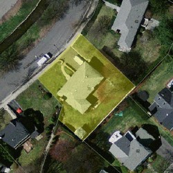 70 Albemarle Rd, Newton, MA 02460 aerial view