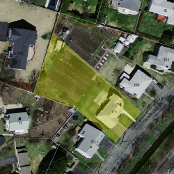 115 Albemarle Rd, Newton, MA 02460 aerial view