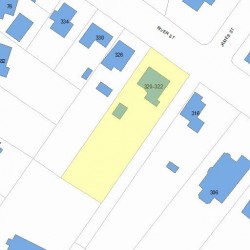 322 River St, Newton, MA 02465 plot plan
