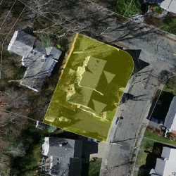 5 Redwood Rd, Newton, MA 02459 aerial view