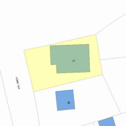 20 Lewis Ter, Newton, MA 02458 plot plan