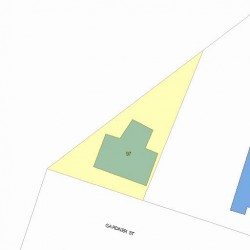 97 Gardner St, Newton, MA 02458 plot plan