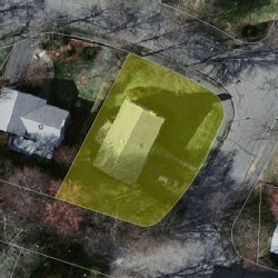 6 Brandeis Rd, Newton, MA 02459 aerial view