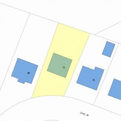 79 Carl St, Newton, MA 02461 plot plan