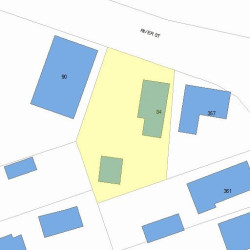 84 River St, Newton, MA 02465 plot plan