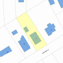 17 Goddard St, Newton, MA 02461 plot plan
